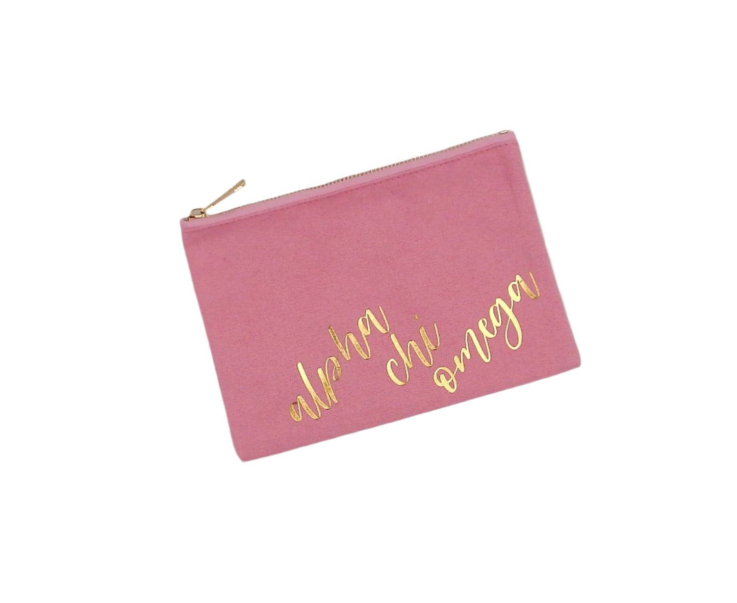 Alpha Chi Omega Canvas Pouch