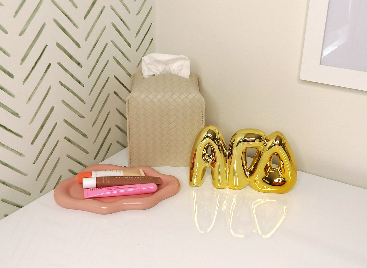 Alpha Gamma Delta Gold Shelf Letters