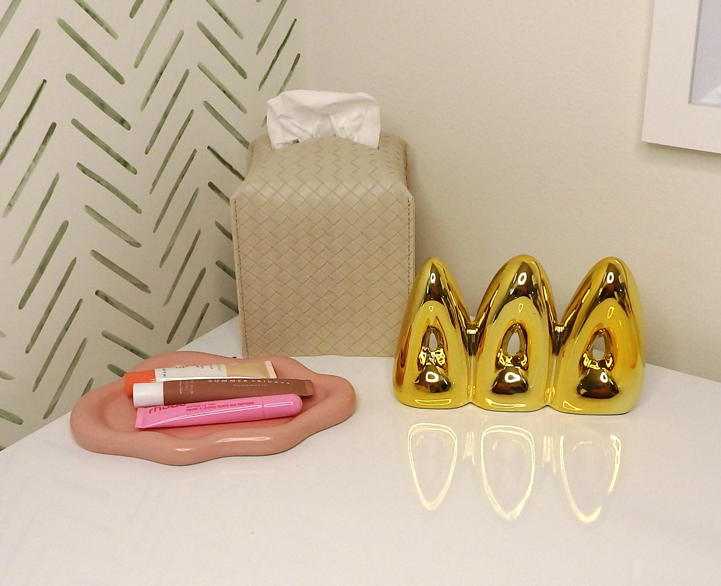 Delta Delta Delta Gold Shelf Letters