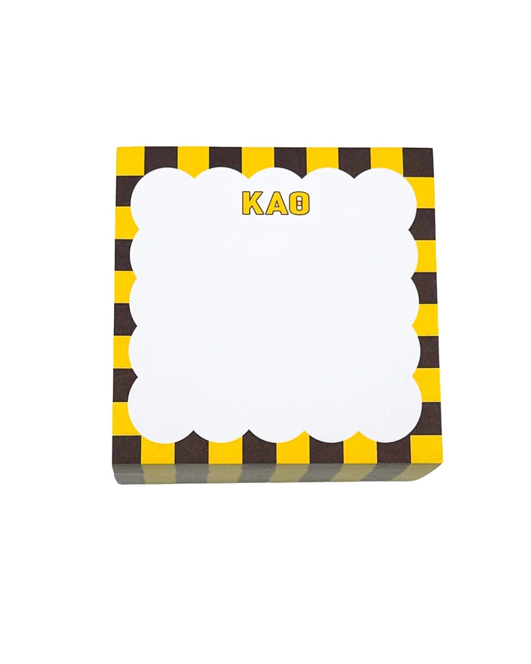 Kappa Alpha Theta Scalloped Note Cube