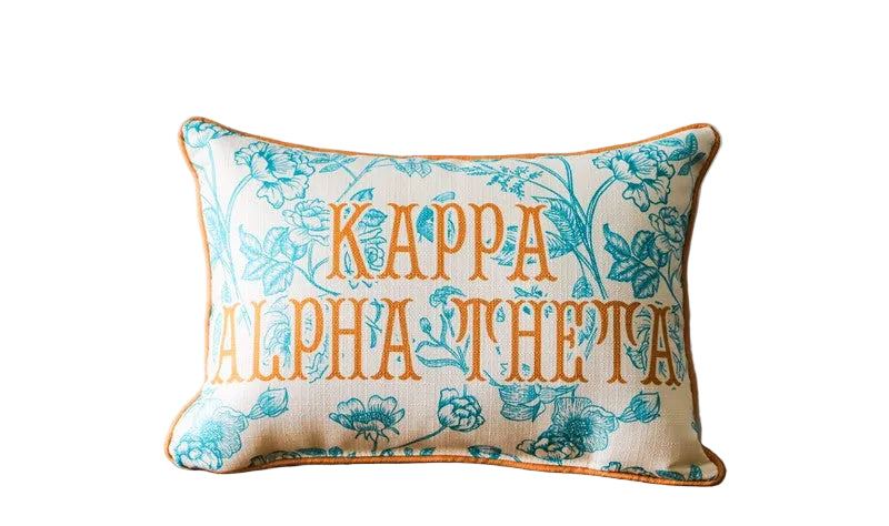 Kappa Alpha Theta Toile Pillow