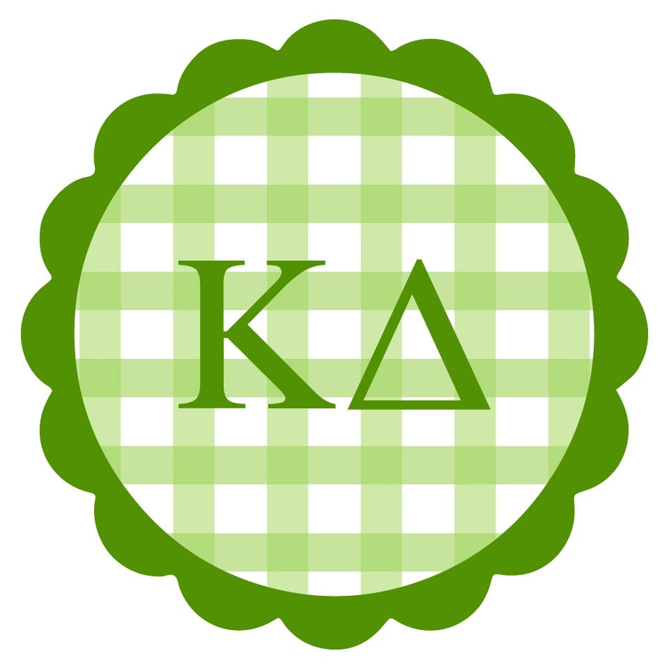 Kappa Delta Gingham Sticker