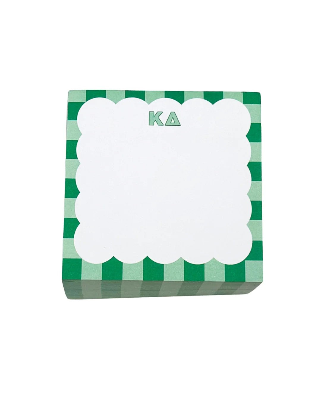 Kappa Delta Scalloped Note Cube
