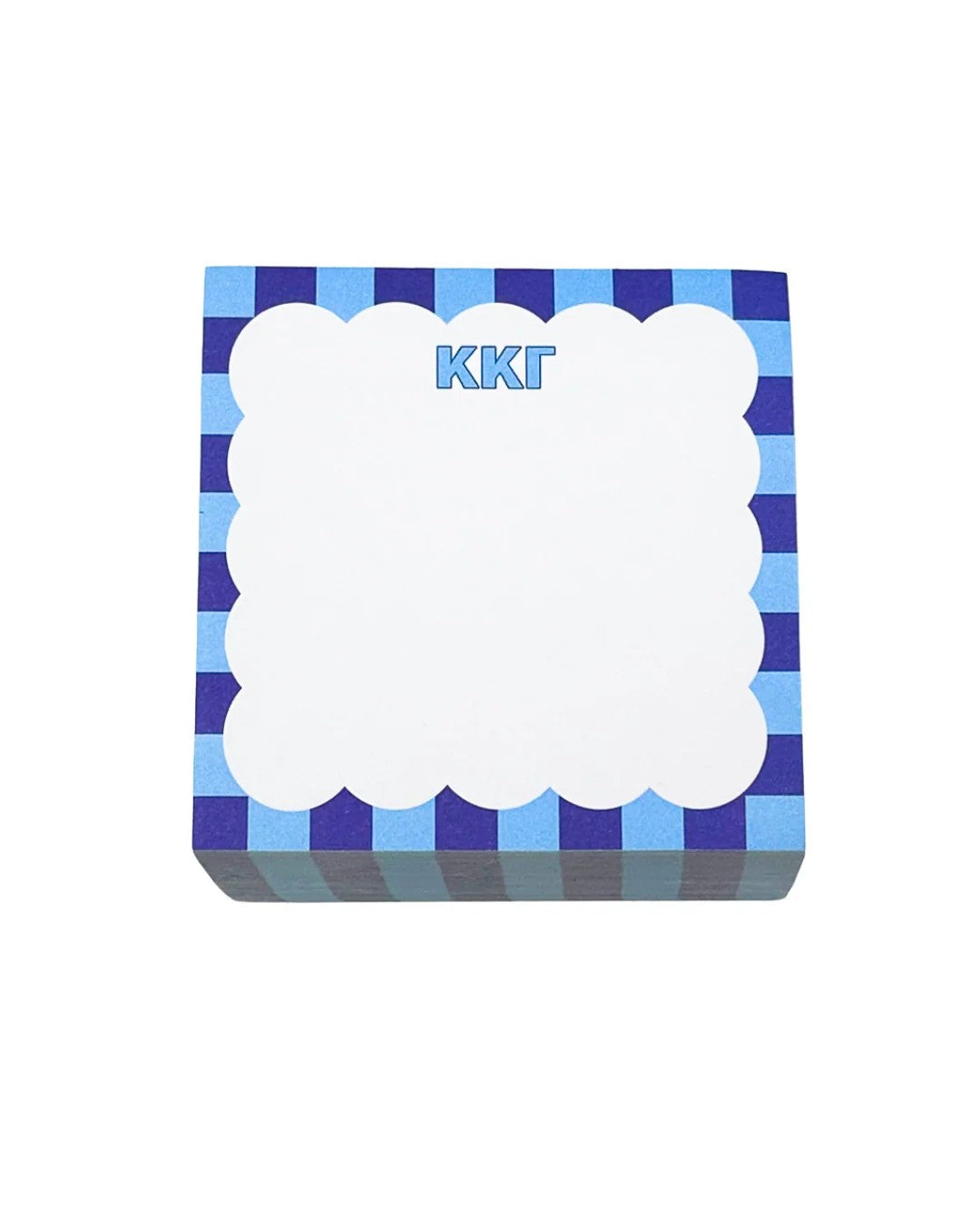 Kappa Kappa Gamma Scalloped Note Cube