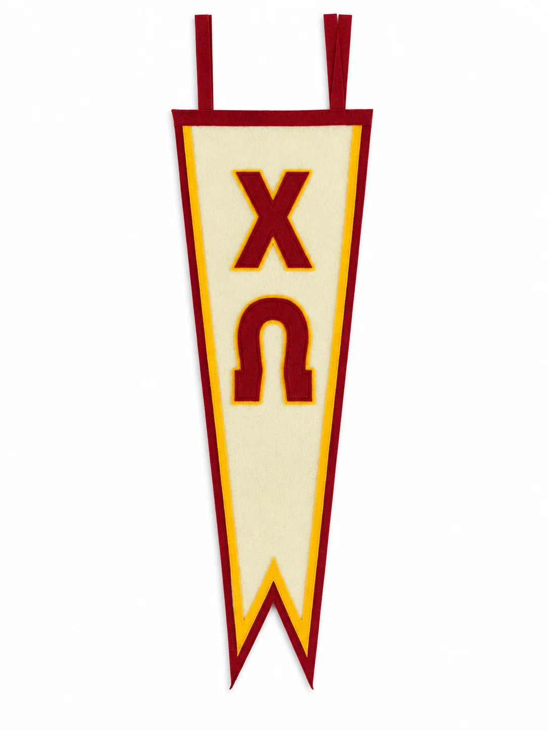 Chi Omega Heritage Pennant Flag