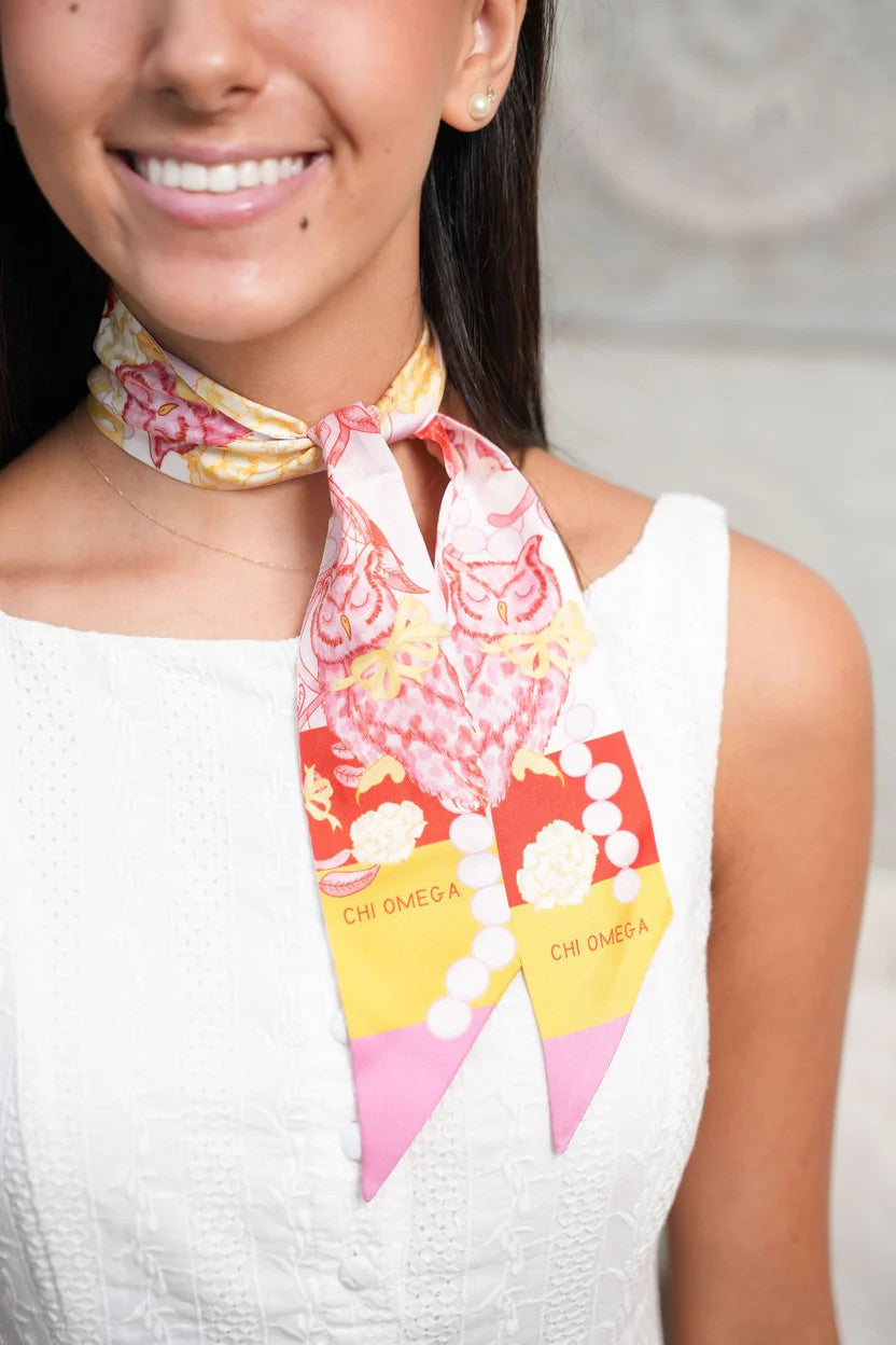 Chi Omega Sorority and Sisterhood Scarflette