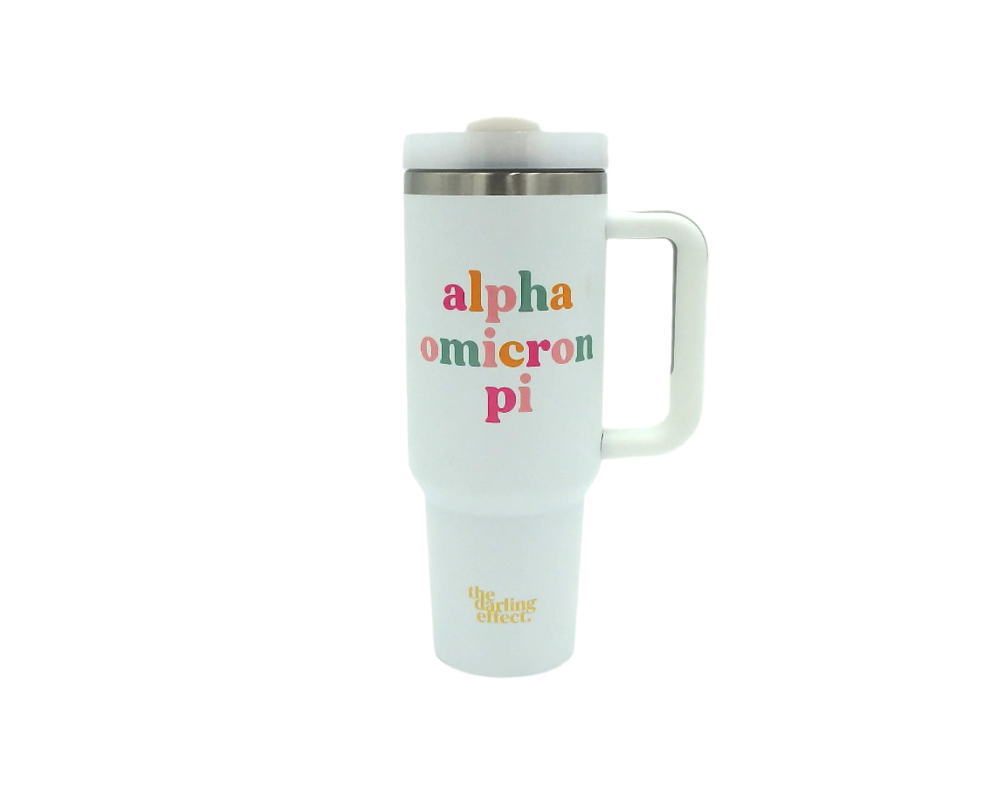 Alpha Omicron Pi Sorority Tumbler