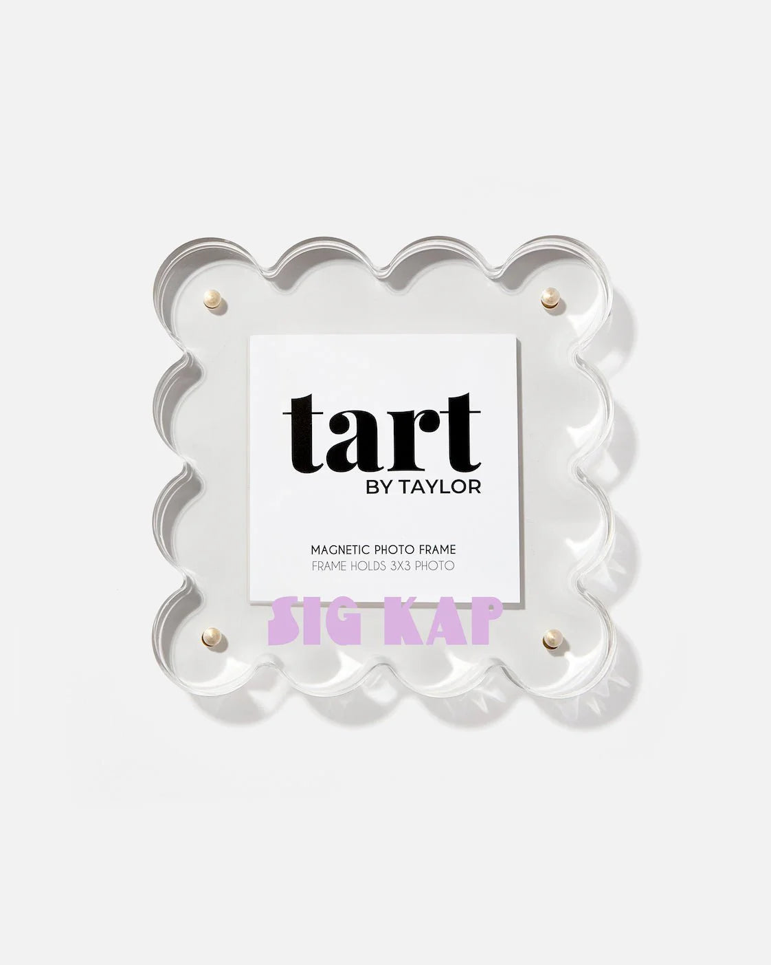 Sigma Kappa Scalloped Acrylic Photo Frame