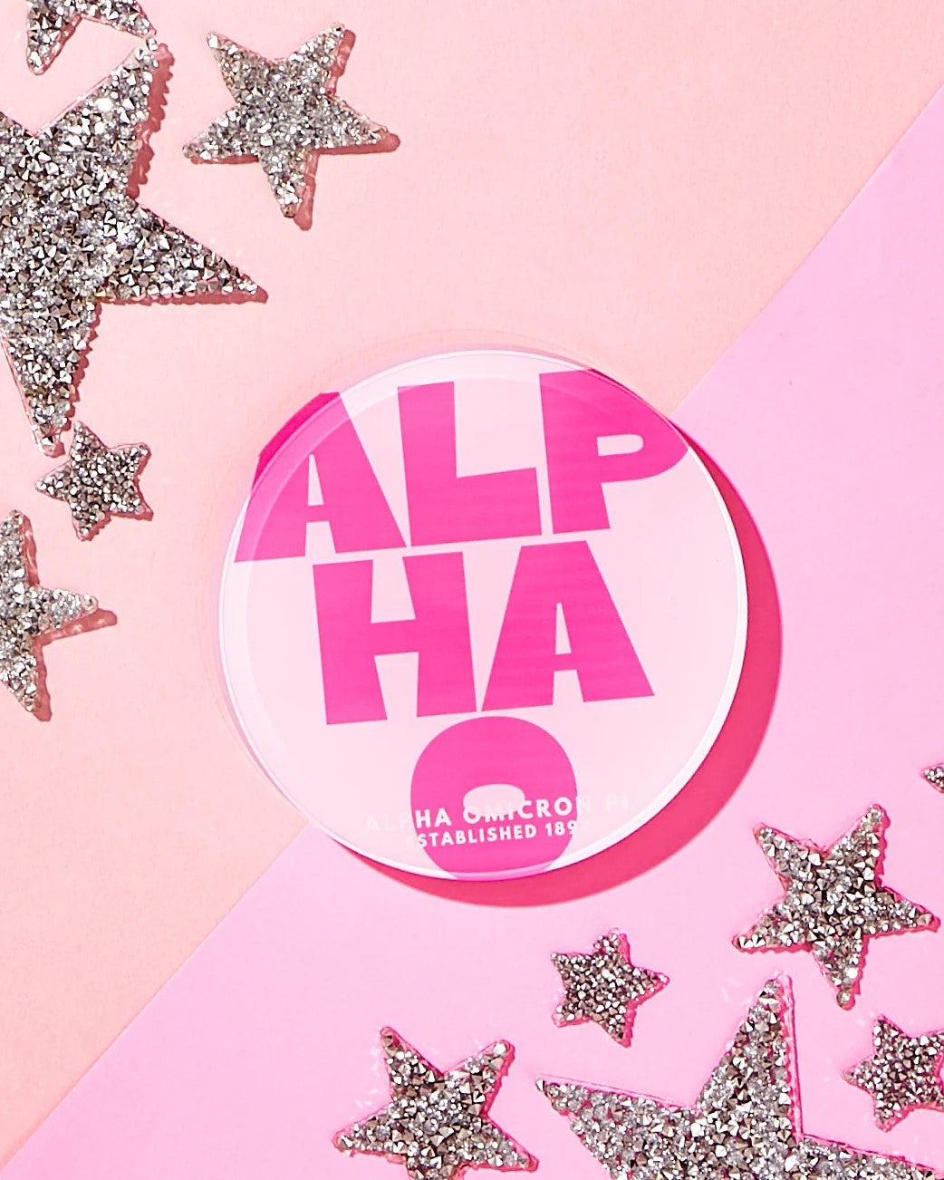 Alpha Omicron Pi Acrylic Coaster