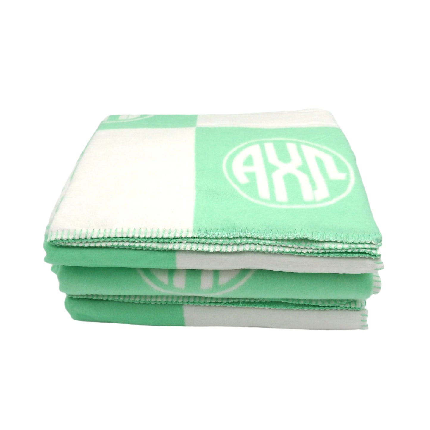 Alpha Chi Omega Circle Monogram Blanket