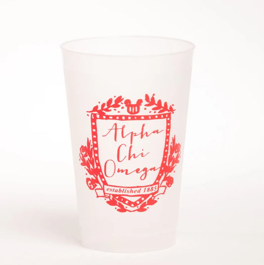 Alpha Chi Omega Frosted Flex Cup