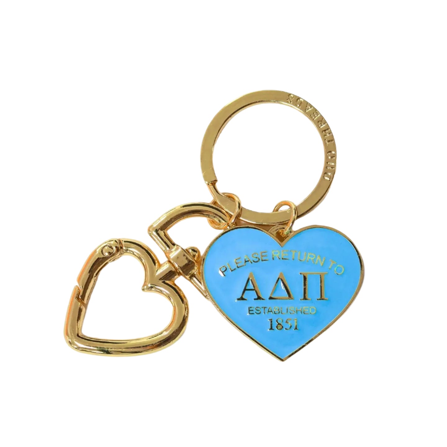Alpha Delta Pi Please Return Key Ring