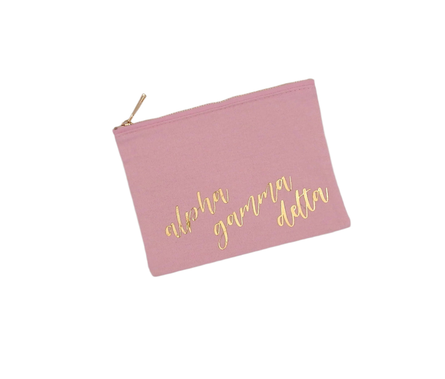 Alpha Gamma Delta Canvas Pouch
