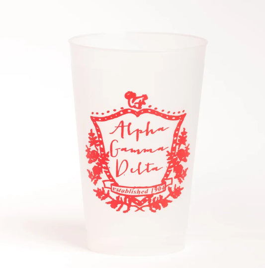 Alpha Gamma Delta Frosted Flex Cup