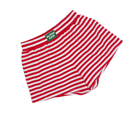 Alpha Gamma Delta Campus Stripe Shorts