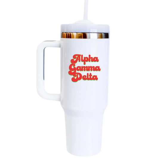 Alpha Gamma Delta Legacy Tumbler