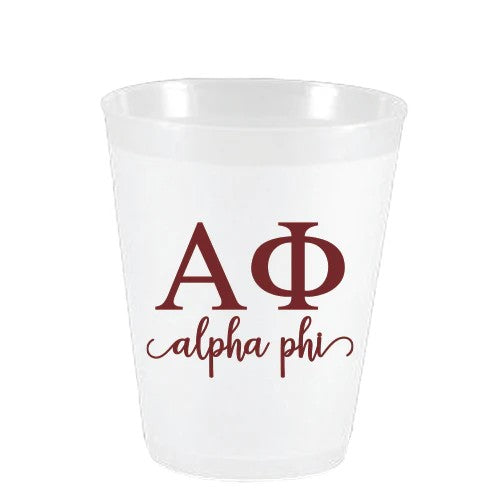 Alpha Phi Letters Frost Cup