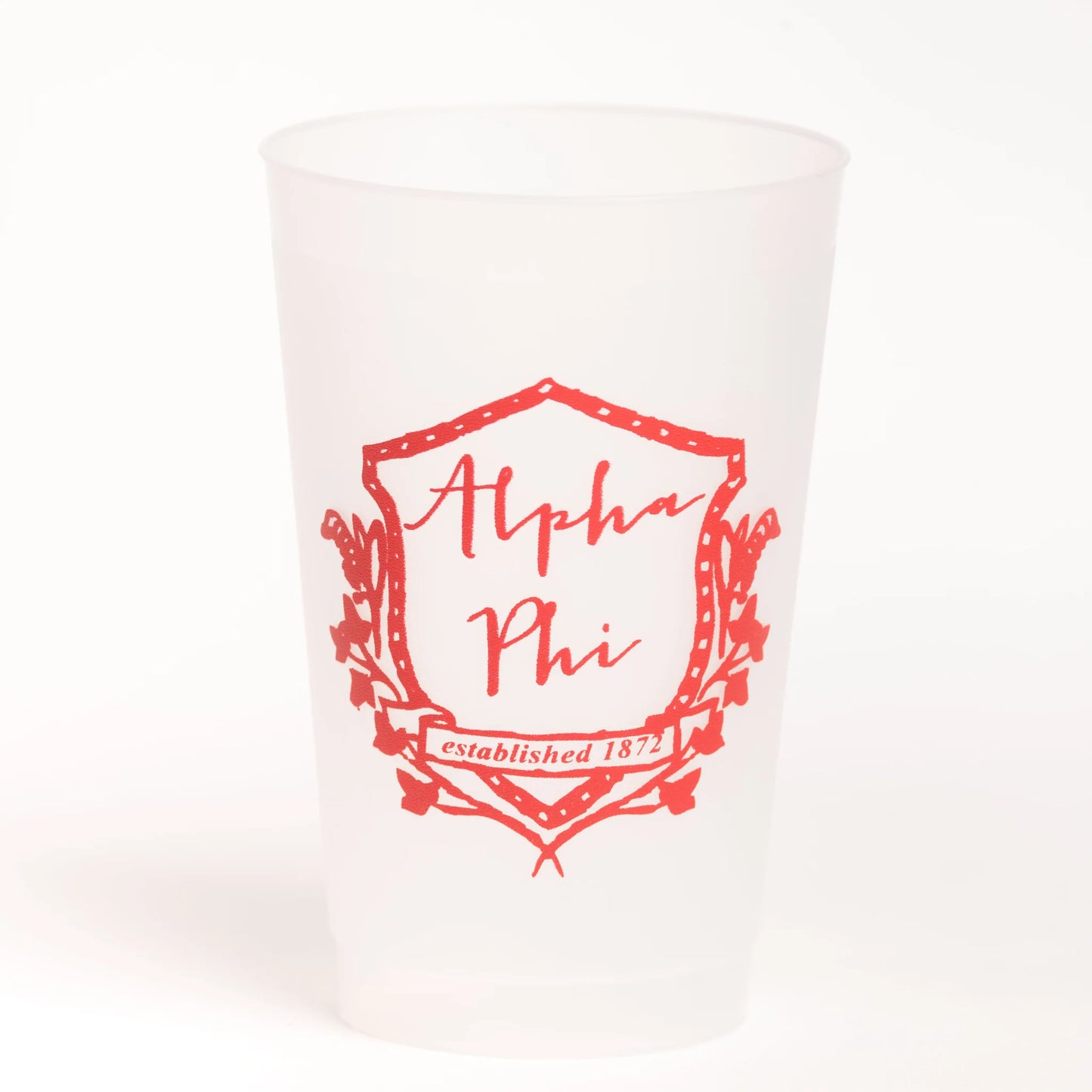 Alpha Phi Frosted Flex Cup