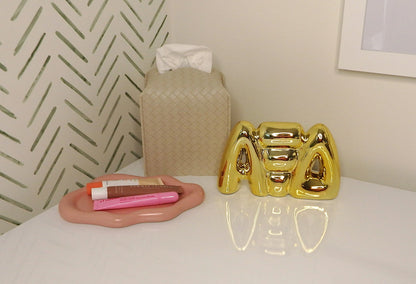 Alpha Xi Delta Gold Shelf Letters