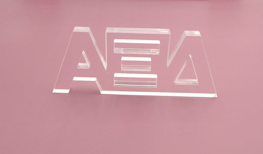 Alpha Xi Delta Acrylic Shelf Letters