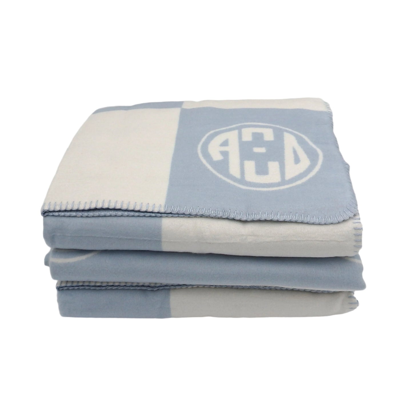 Alpha Xi Delta Circle Monogram Blanket