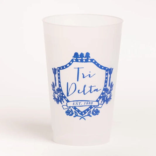 Delta Delta Delta Frosted Flex Cup
