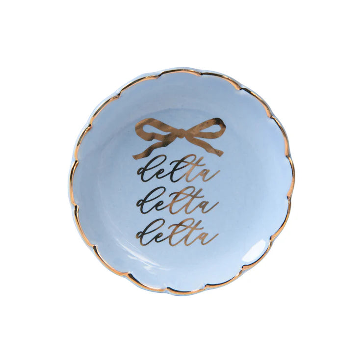 Delta Delta Delta Ring Dish