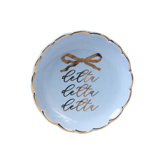 Delta Delta Delta Ring Dish