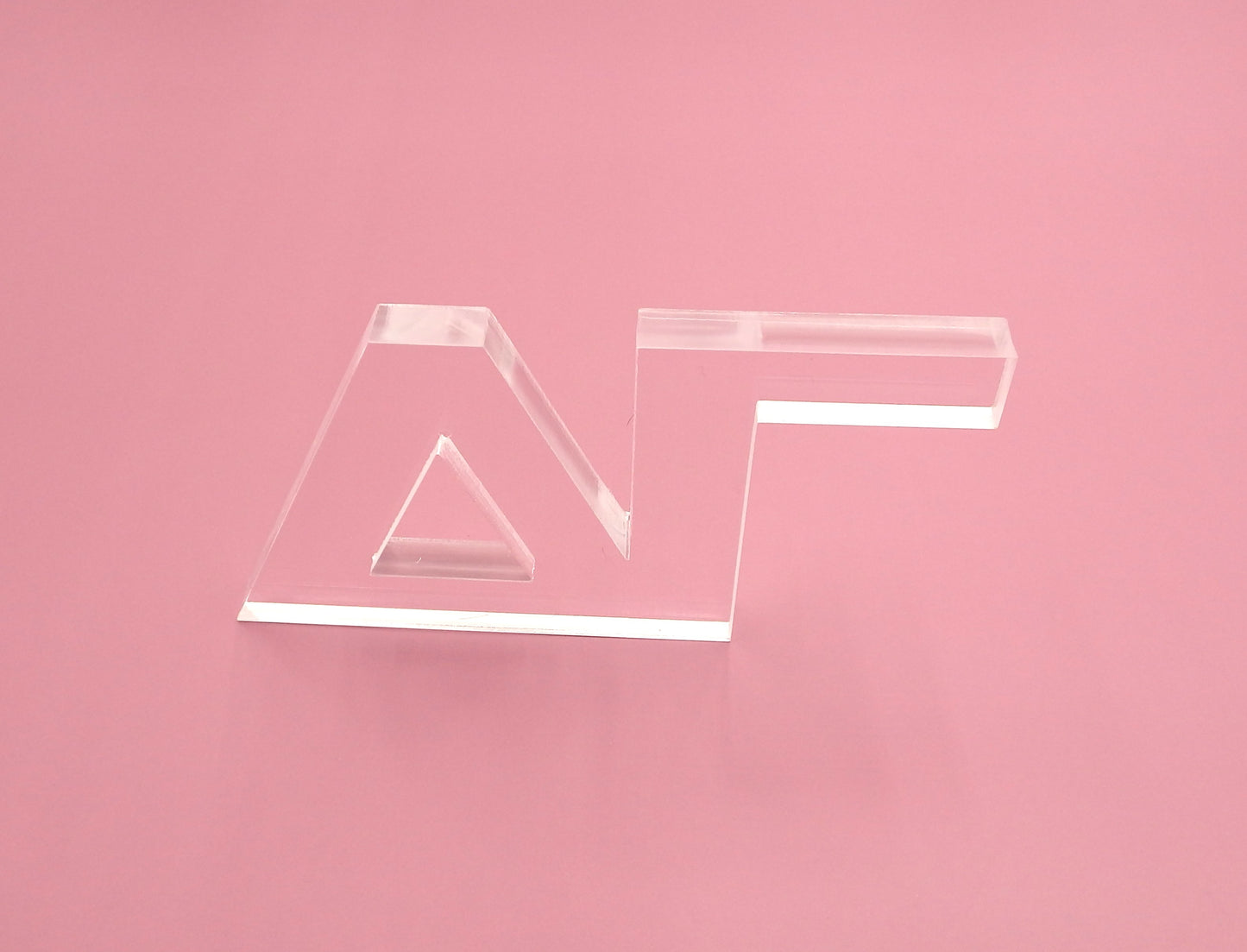 Delta Gamma Acrylic Shelf Letters