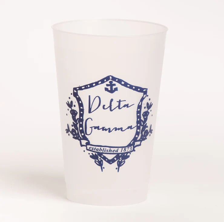 Delta Gamma Frosted Flex Cup