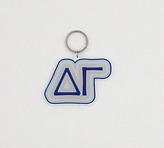 Delta Gamma Letters Keychain