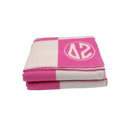 Delta Zeta Circle Monogram Blanket
