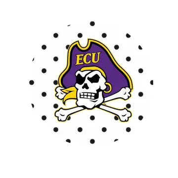 ECU Mascot Polka Dot Pin