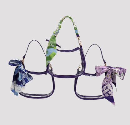 Clara Stadium Purse Purple