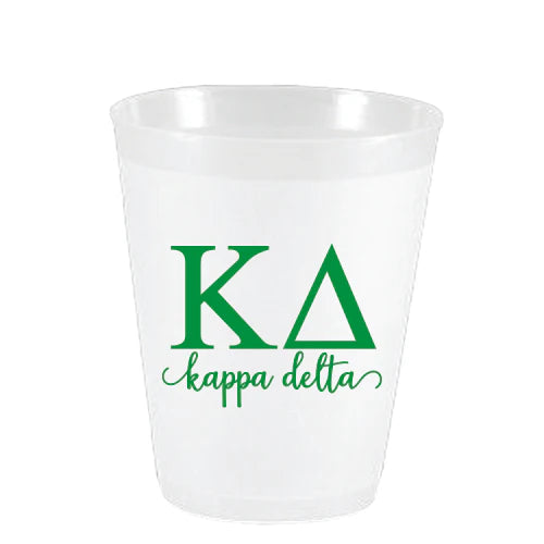Kappa Delta Letters Frost Cup