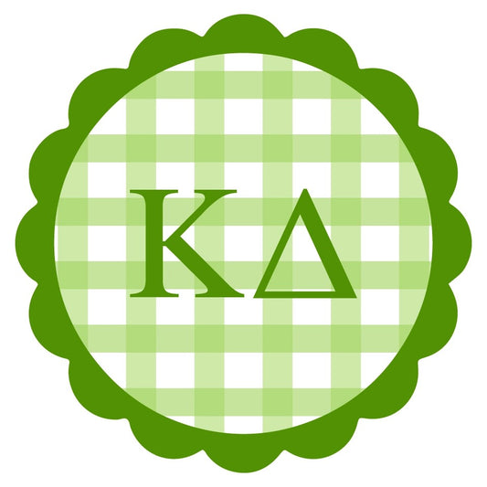 Kappa Delta Gingham Sticker