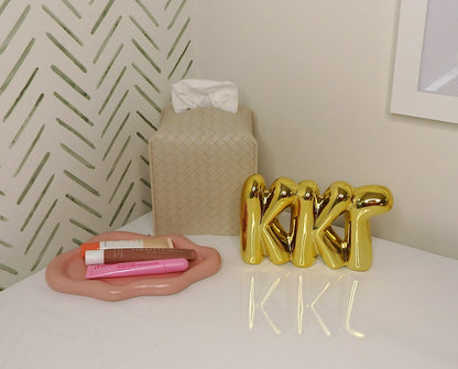 Kappa Kappa Gamma Gold Shelf Letters
