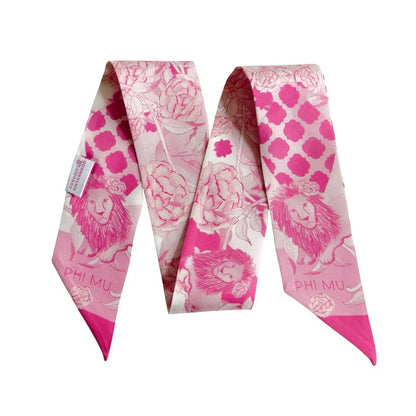 Phi Mu Sorority and Sisterhood Scarflette