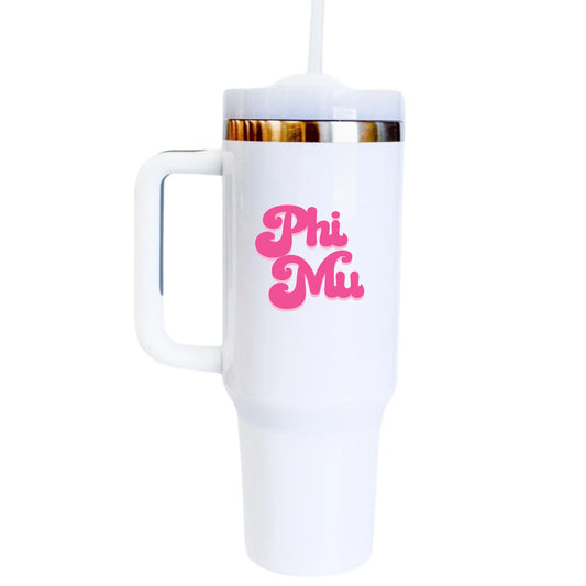 Phi Mu Legacy Tumbler