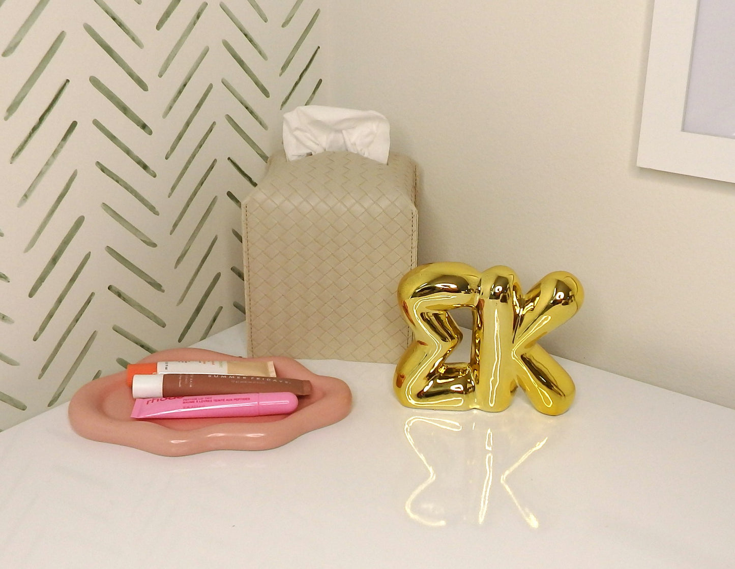 Sigma Kappa Gold Shelf Letters