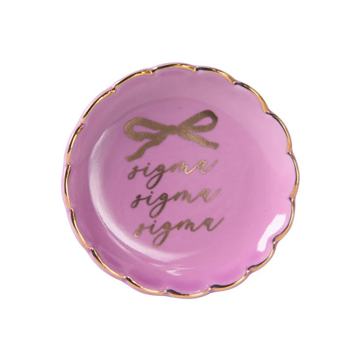 Sigma Sigma Sigma Ring Dish