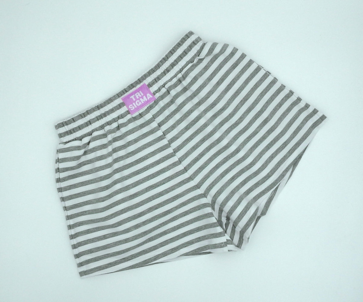 Sigma Sigma Sigma Campus Stripe Shorts