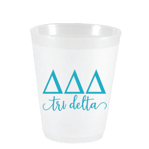 Delta Delta Delta Letters Frost Cup
