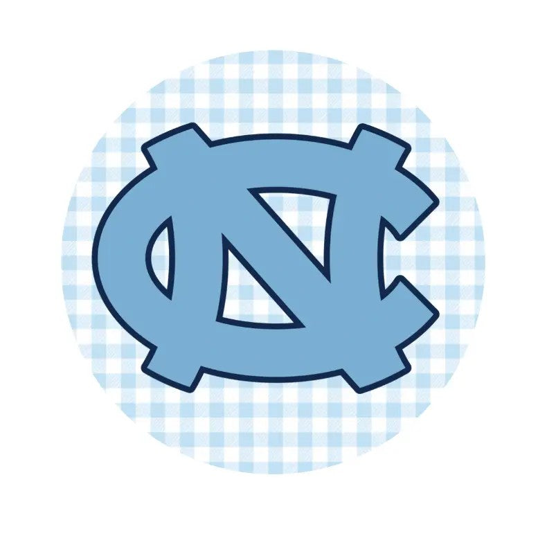 UNC Logo Gingham Pin
