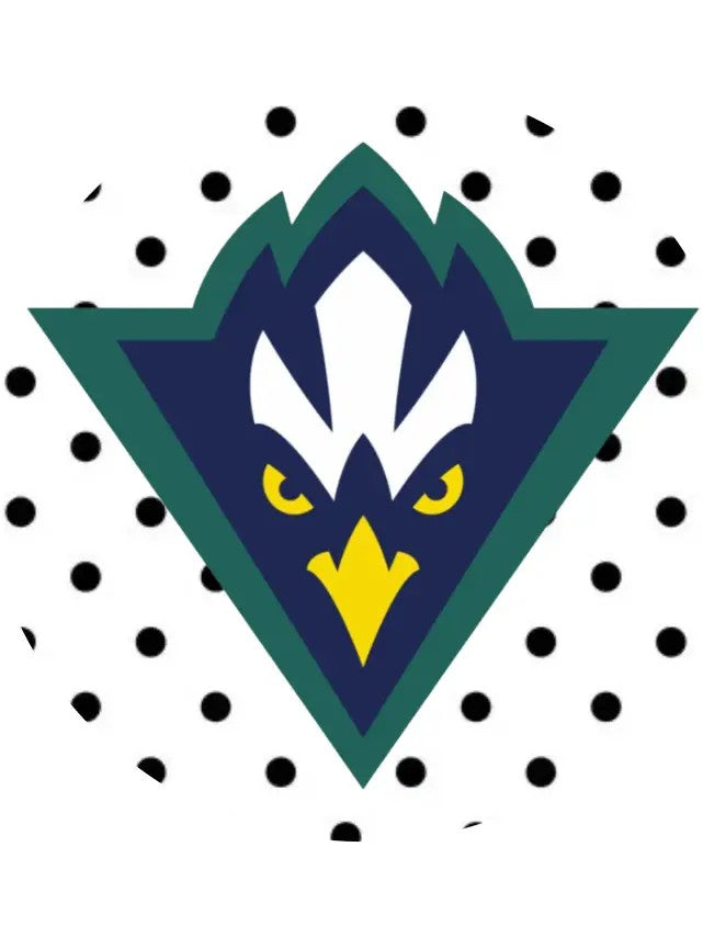 UNCW Polka Dot Pin