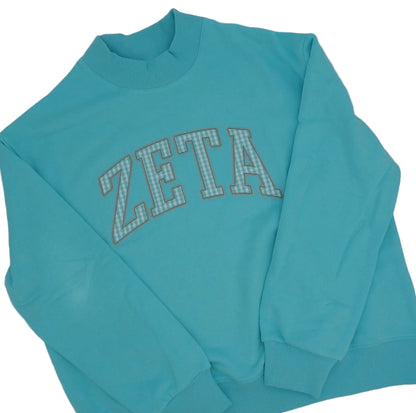 Zeta Tau Alpha Keepsake Mock Neck Crew
