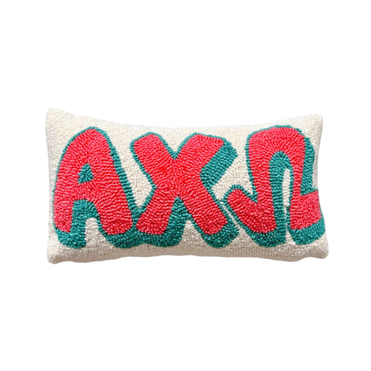 Alpha Chi Omega Sorority Hook Pillow