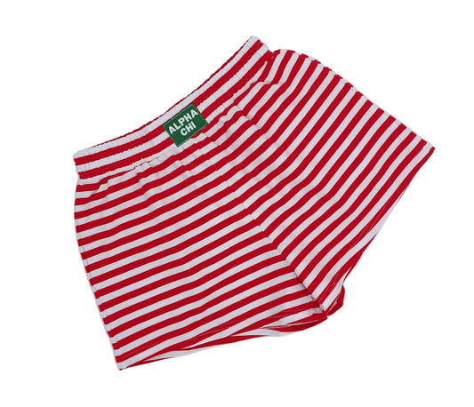 Alpha Chi Omega Campus Stripe Shorts