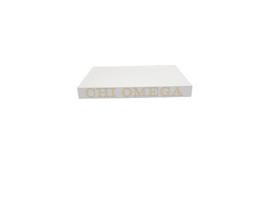 Chi Omega Sorority Blank Book