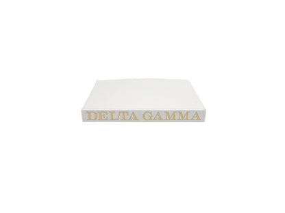 Delta Gamma Sorority Blank Book